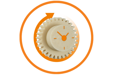 Service life calculator for polymer gears