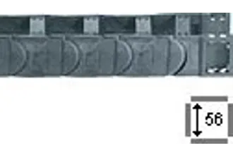 porte-câbles non supportés