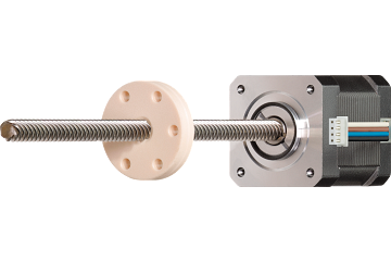 drylin® lead screw assemblies with motor, stranded wires with JST connector, NEMA17