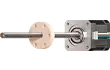 drylin® E lineaire actuator, flexibele draden met JST-connector, NEMA17