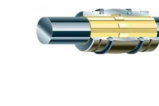 Exposed plastic liner on a DryLin linear bearing