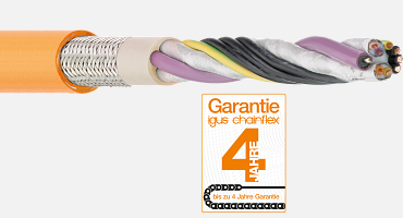 4 Jahre Garantie für chainflex Leitungen