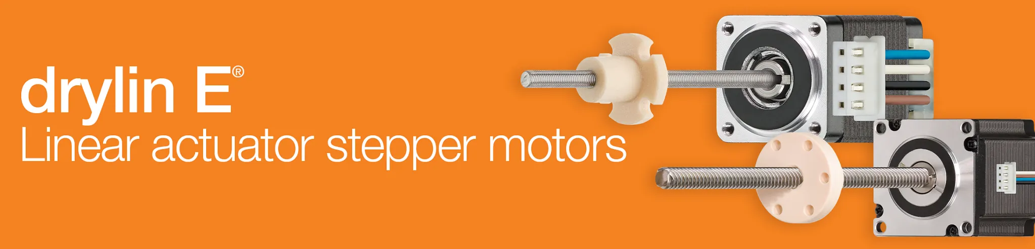 Page banner for linear actuator stepper motor