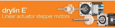 Page banner for linear actuator stepper motor