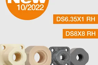 Injection moulded lead screw nuts