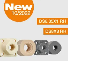 Enjeksiyon kalıplı vidalı mil somunları