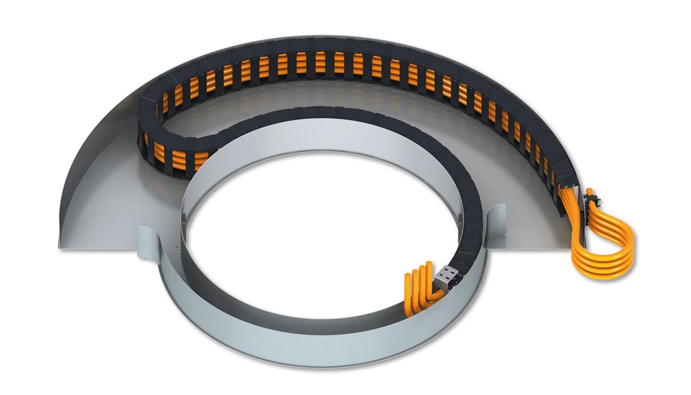 Rotating energy supply