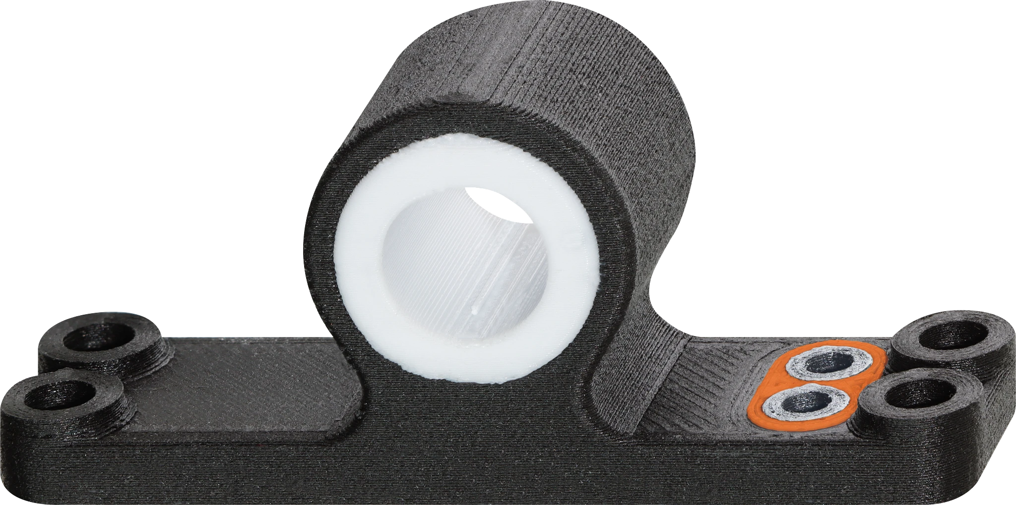 Component from multi-material 3D printing