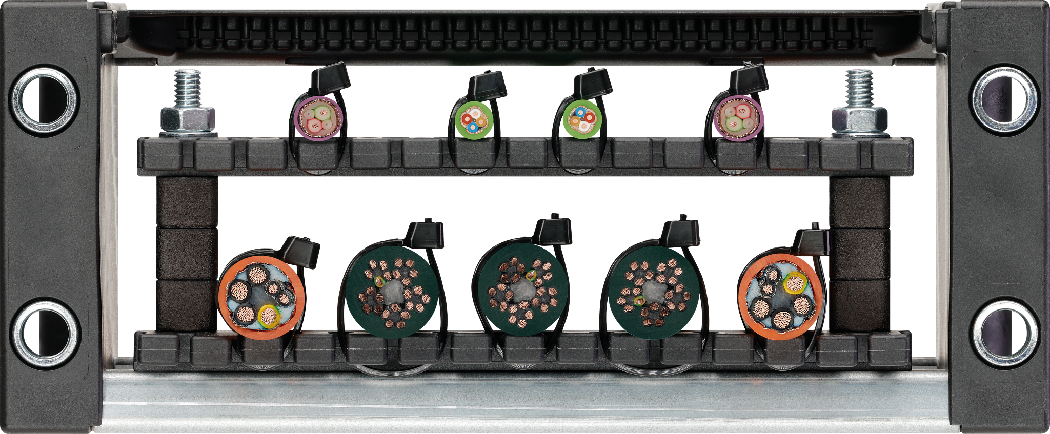 Multi-tiewrap plate 3XXX.ZB.M