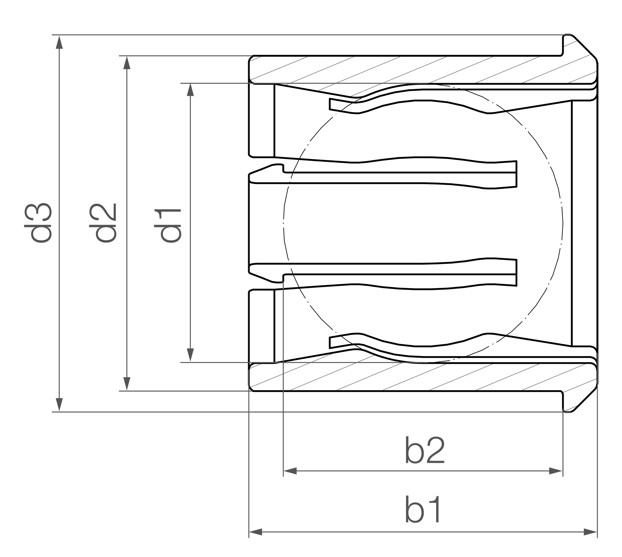 ZCLM-06-10-MS technical drawing