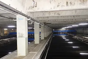 Underjordiska sedimenteringstankar