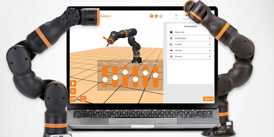 rebel cobot configurator