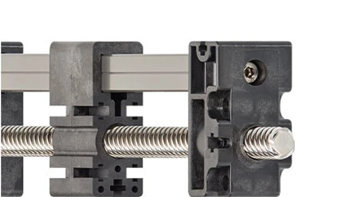 Flache Linearmodule mit Spindelantrieb drylin® SLT