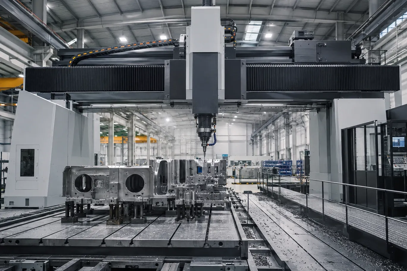Large gantry machine tool 