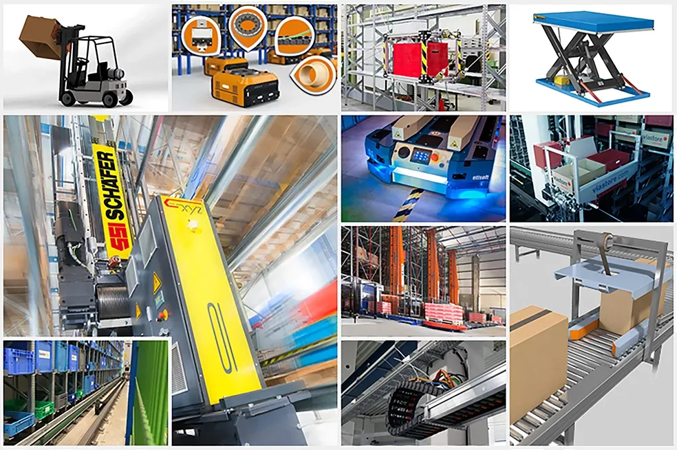 物料處理、倉儲物流應用