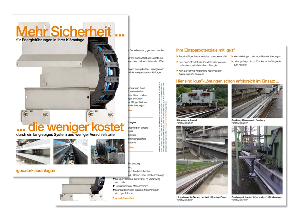 Broschüre Kläranlagen