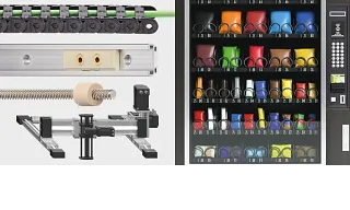 Vending machine with products