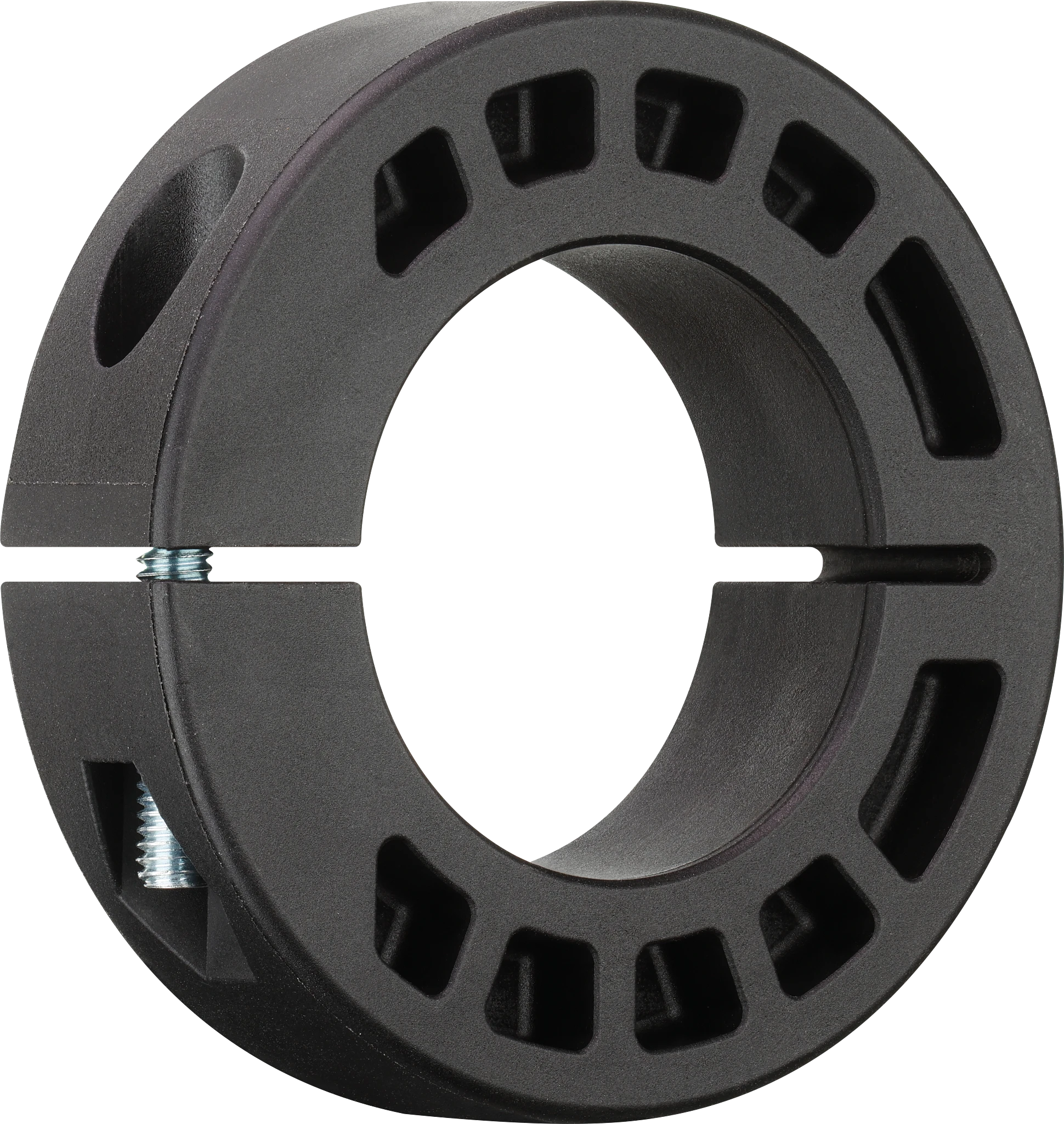 Plastic fixing collar