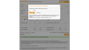 chainflex® lifetime calculator