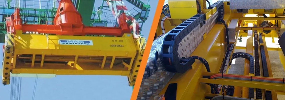 Cadenas portacables para spreaders