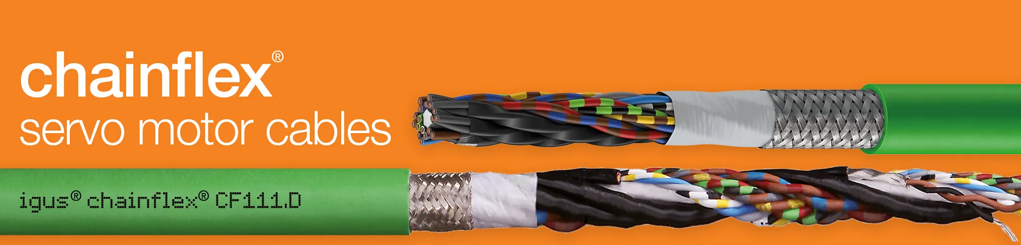 High-performance cables for position and speed signal transmission