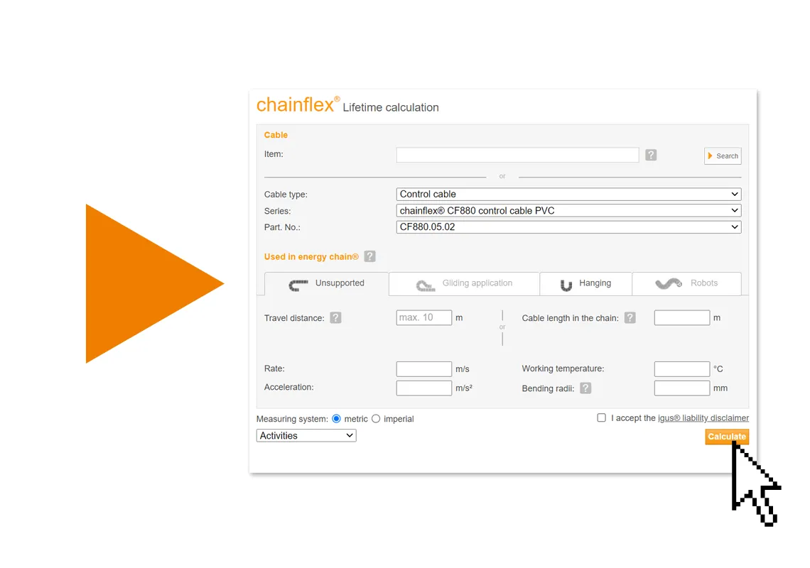 Service life calculator