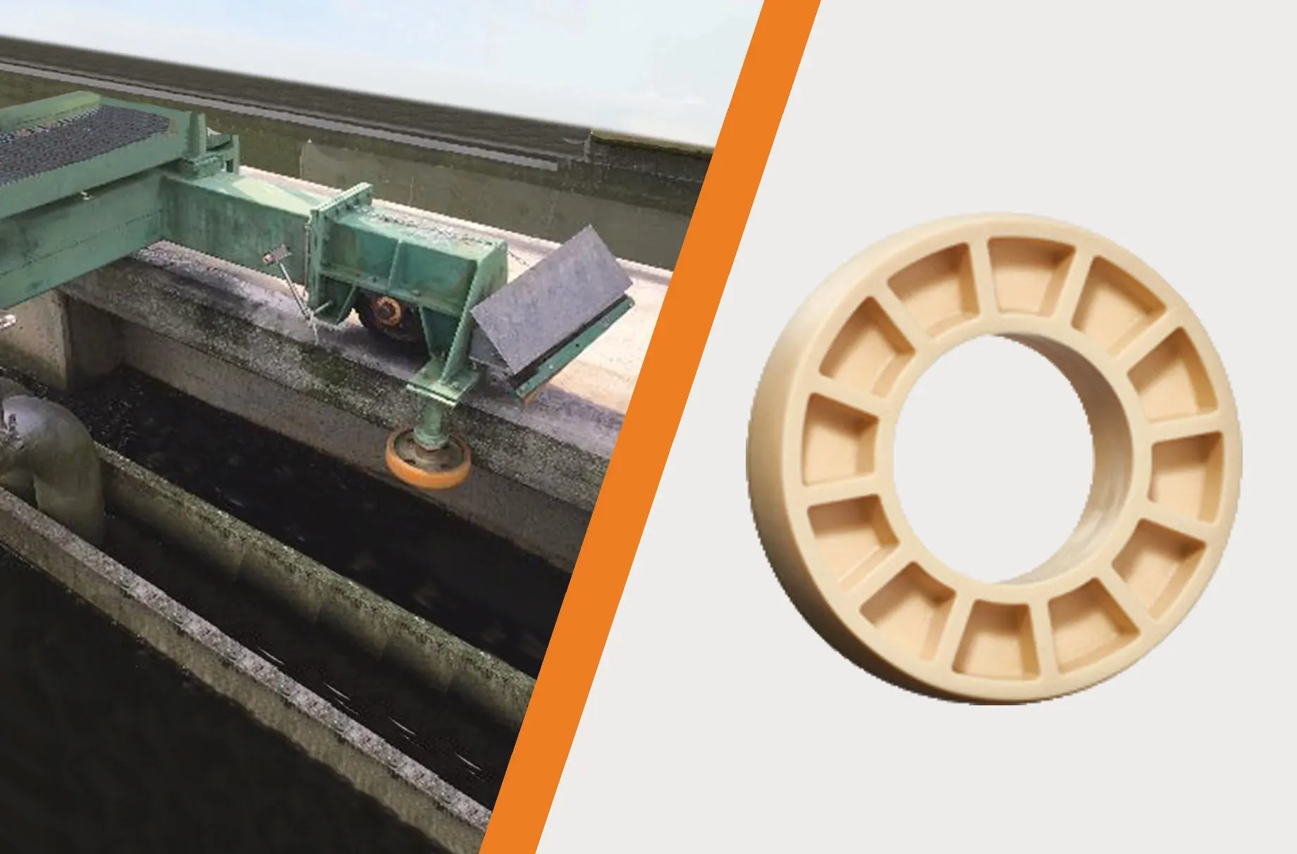 Rulment cu inserție sferică igubal pe răzuitor longitudinal