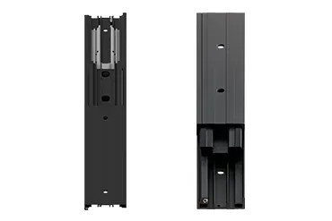 Anti-reflective telescopic rails