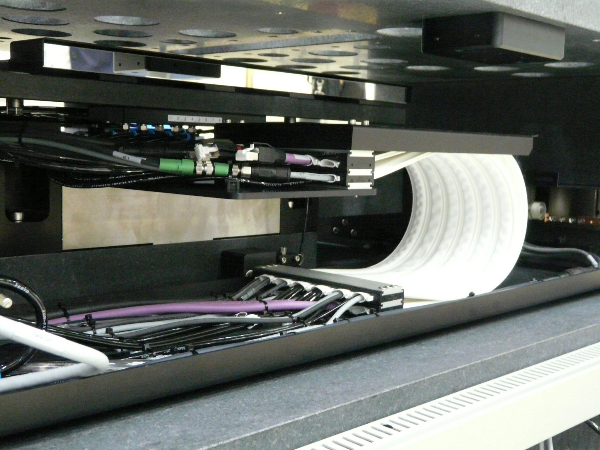 Ribbon cable e-skin flat in automation technology