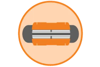 Ideal para usar en ejes blandos