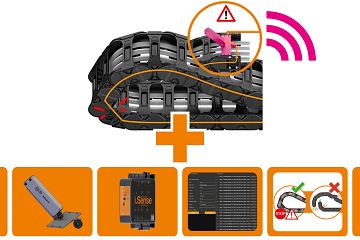 i.Sense EC.B: sistema inteligente de monitorización para detectar la rotura de la cadena portacables