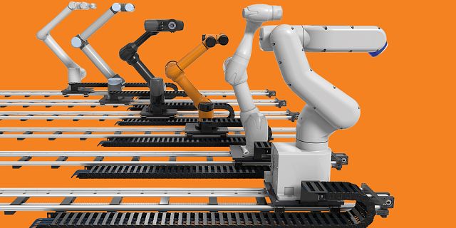 7th axis robot transfer units extend your robotic arm's reach | igus®