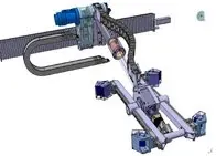 portacables de doble curva