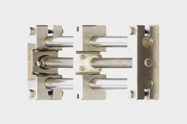 Stainless steel linear axis with lead screw drive