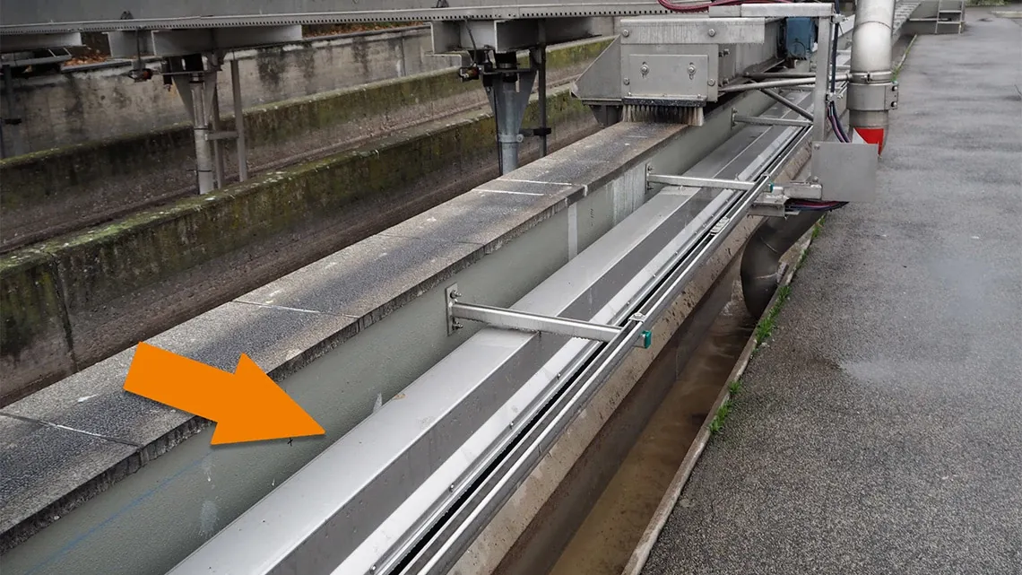 basic flizz system in the Bamberg sewage treatment plant