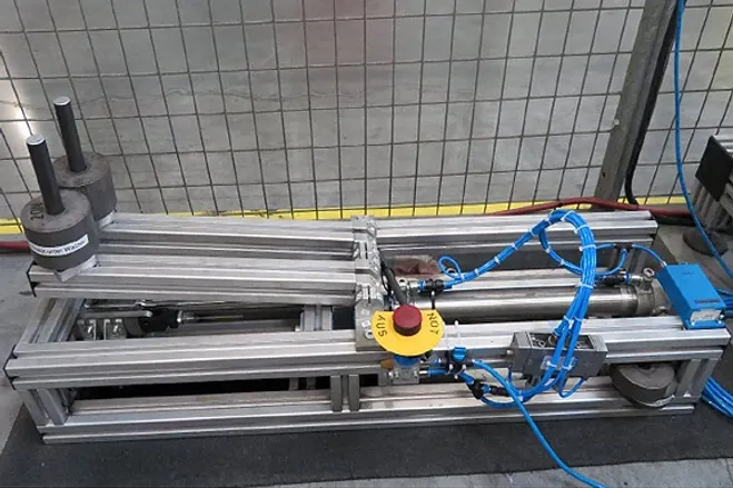 Linear Guide Drop Test Rig Linear technology test lab | igus Australia