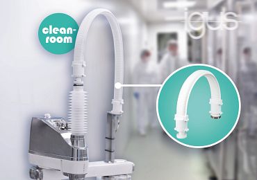 Clean SCARA Cable Solution works almost particle-free according to ISO Class 2
