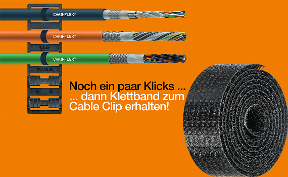 500 mm Klettband für Cable Clip