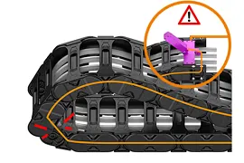 Smart plastic chain monitoring