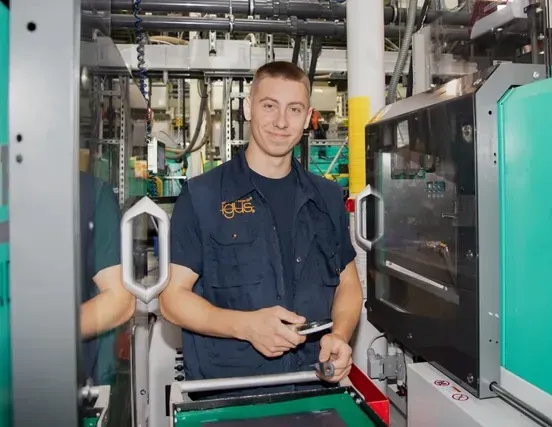 Mitarbeiter aus der Produktion