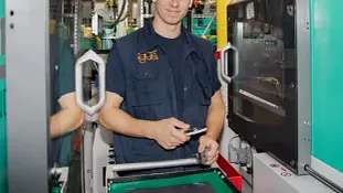Mitarbeiter aus der Produktion