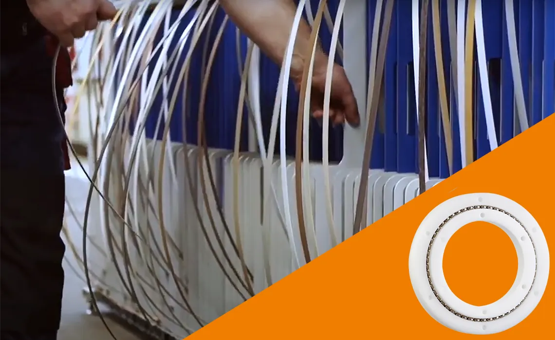 XIOS® 에지 롤러 마운트의 슬루잉 링 볼 베어링