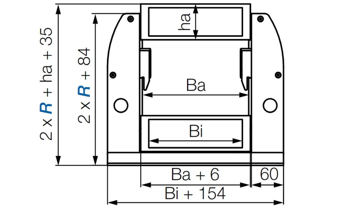 Cleanroom-compatible GLO.CR roller supports