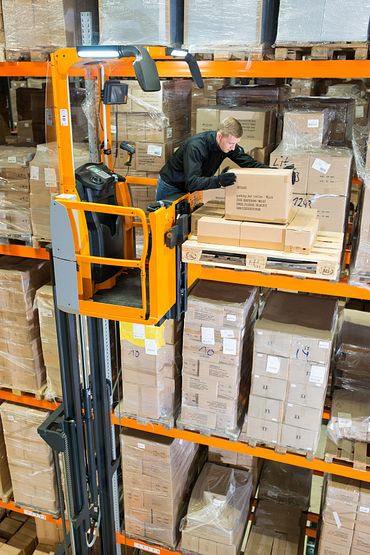 Application example: chainflex control cable with cores wound in bundles