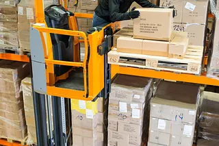 Application example: chainflex control cable with cores wound in bundles