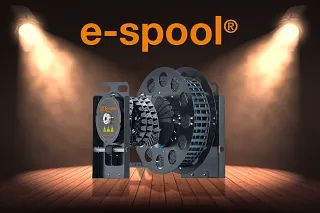 Enrouleur de câbles à ressort e-spool