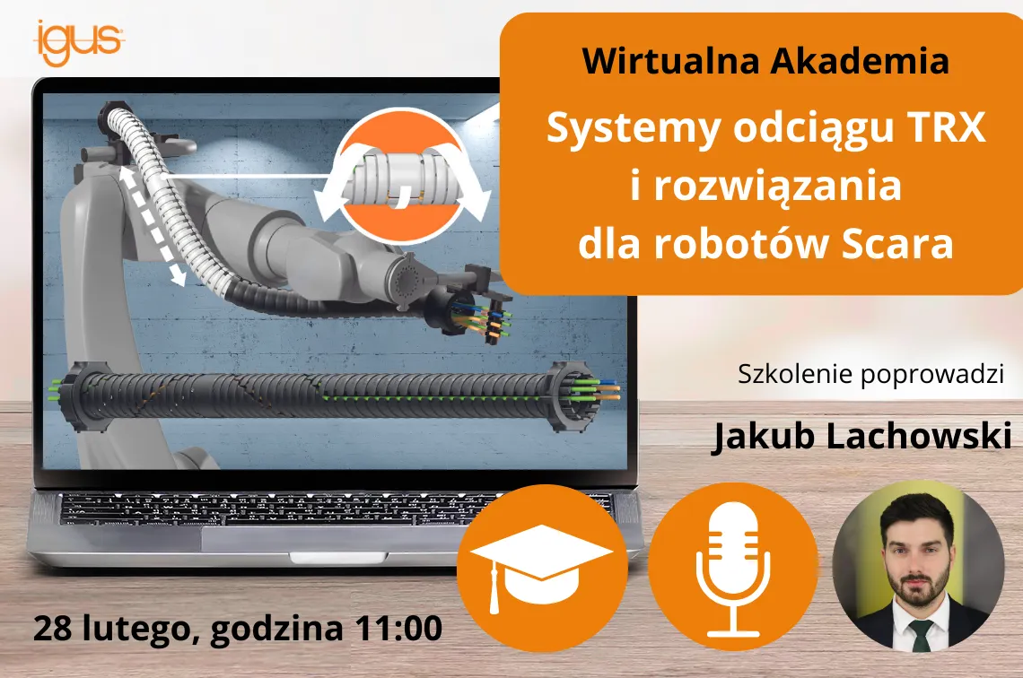 Webinary 2024 - Systemy odciągu TRX i rozwiązania dla robotów Scara