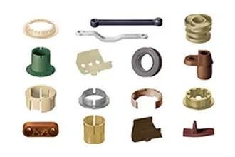 Individual injection moulded parts