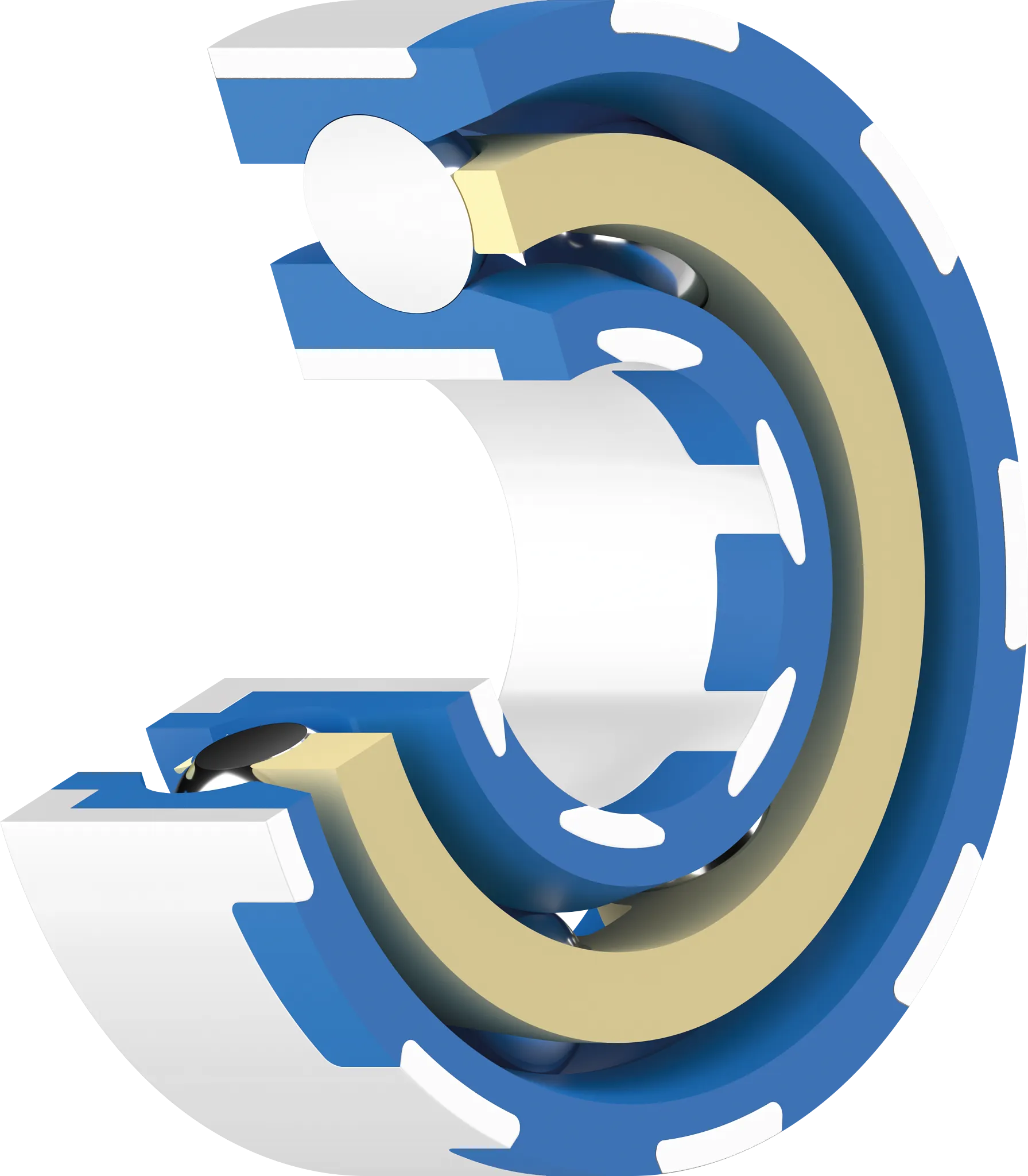 Two-component ball bearing - third view