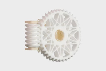 3D printed worm gear